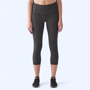 Lululemon ✧ Wunder Under High Rise Crop 23” Full-On Luxtreme Size 10